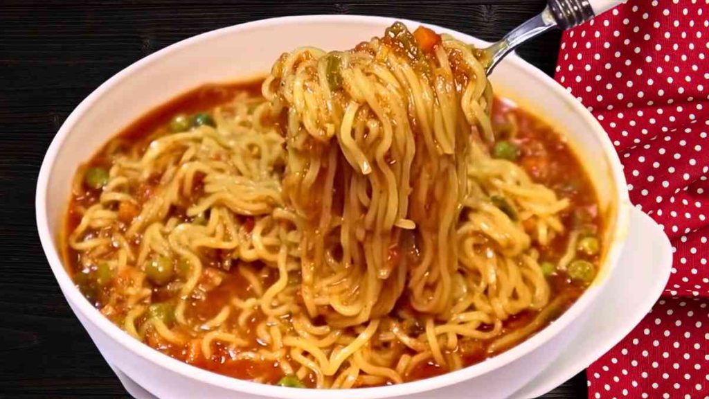 Spicy Maggi Noodles Recipe