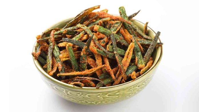 Kurkuri Bhindi Recipe in hindi