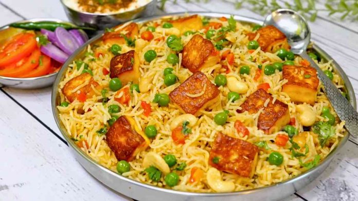 Paneer Pulao Recipe In Hindi